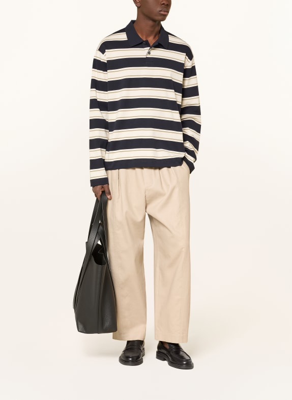 COS Jersey-Poloshirt DUNKELBLAU / CREME / KHAKI