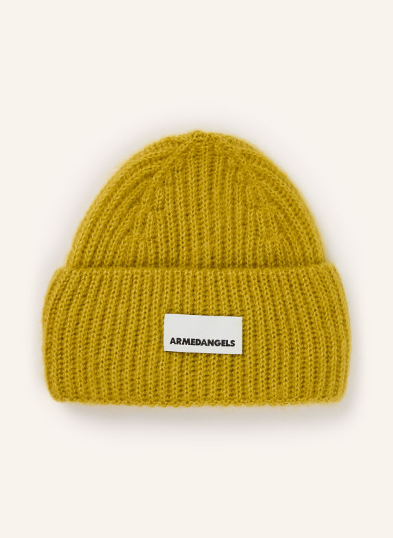 ARMEDANGELS Muts met mohair OLIJF