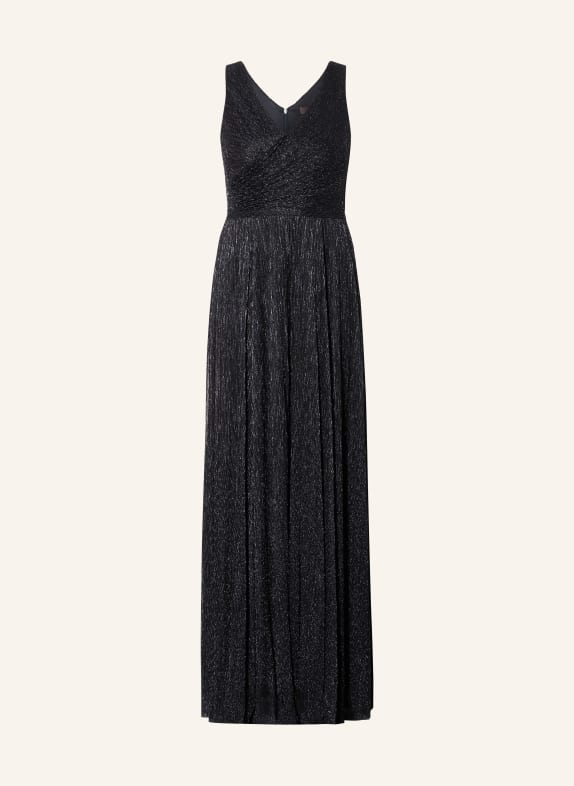 Vera Mont Robe de soirée avec fil pailleté BLEU FONCÉ
