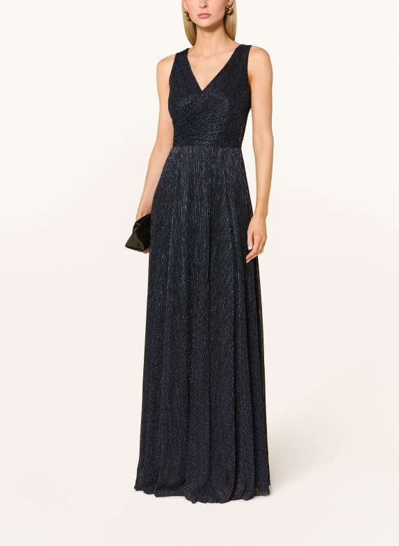 Vera Mont Abendkleid mit Glitzergarn DUNKELBLAU