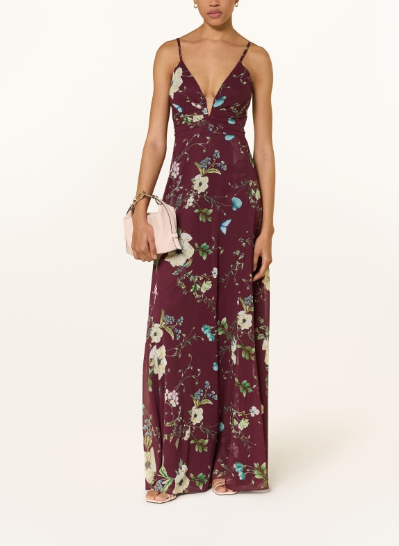 VM Vera Mont Abendkleid DUNKELROT / GRÜN / BLAU