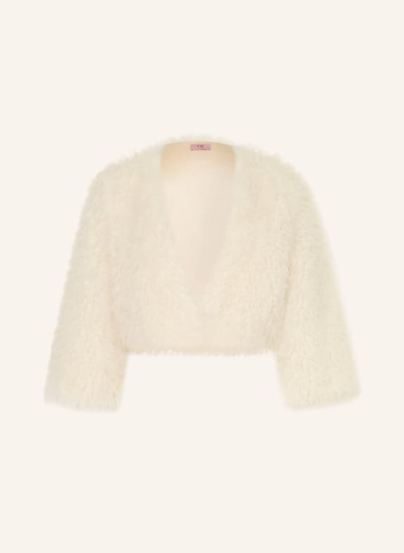 VM Vera Mont Kunstfell-Bolero mit 3/4-Arm CREME