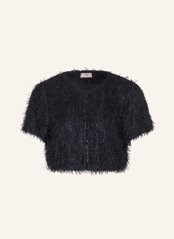 VM Vera Mont Bolero mit Glitzergarn DUNKELBLAU