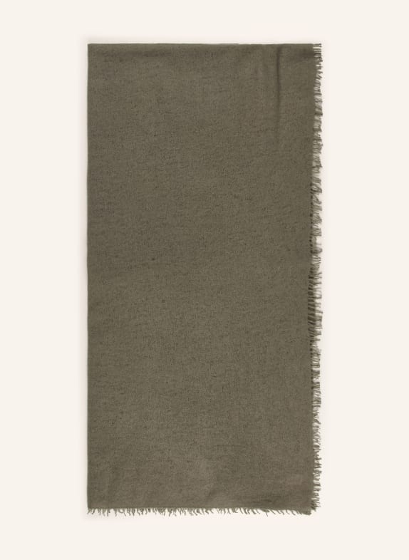 Mouleta Écharpe en cachemire OLIVE