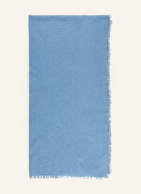 Mouleta Écharpe en cachemire BLEU CLAIR