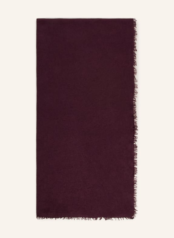 Mouleta Écharpe en cachemire LILAS FONCÉ