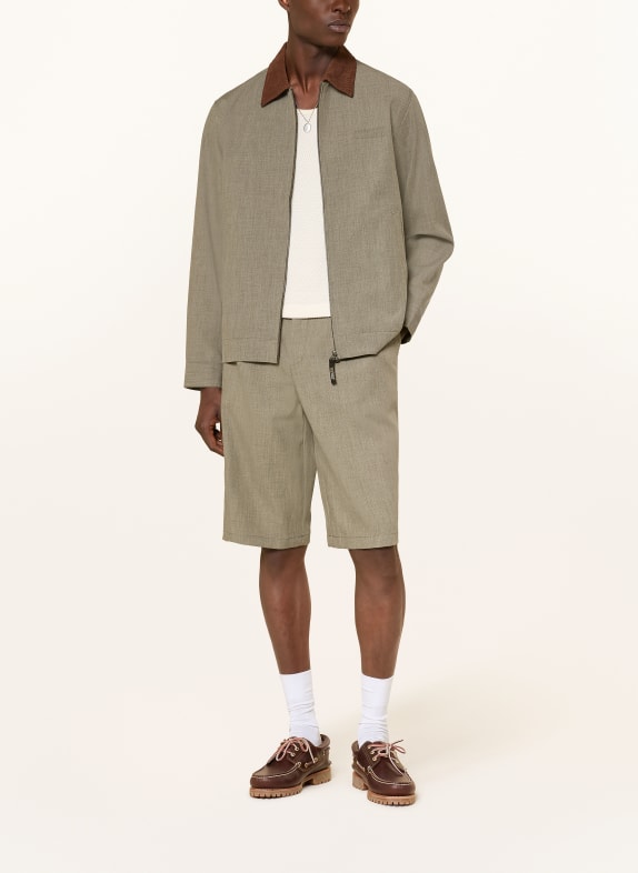 WOODBIRD Chinoshorts LYSEGRÅ