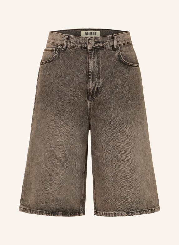 WOODBIRD Jeansshorts Washed Brown