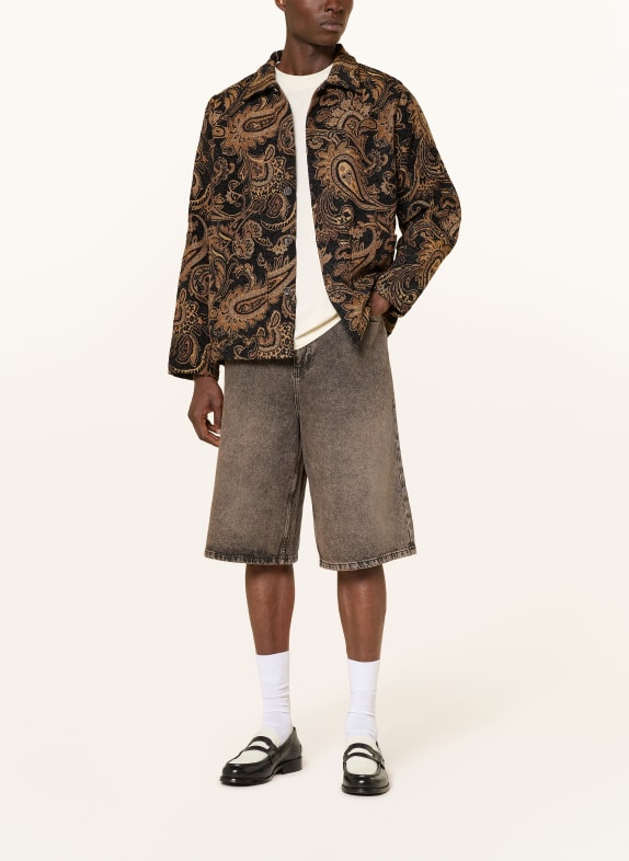 WOODBIRD Jeansshorts Washed Brown