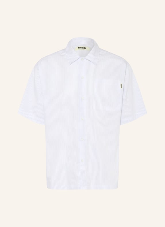 WOODBIRD Kurzarm-Hemd WBWANG Comfort Fit WEISS / HELLBLAU / SCHWARZ