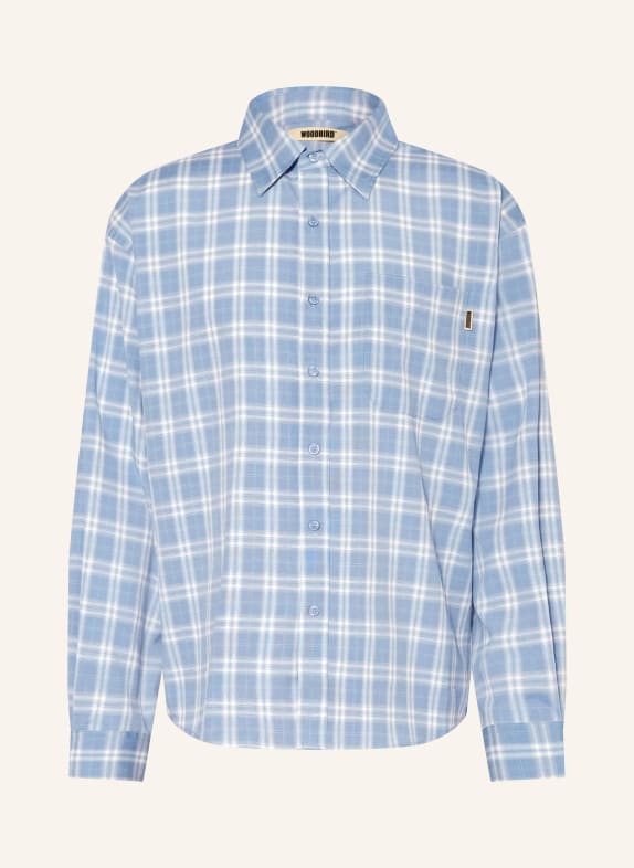 WOODBIRD Hemd WBJONG Comfort Fit BLAUGRAU / ECRU