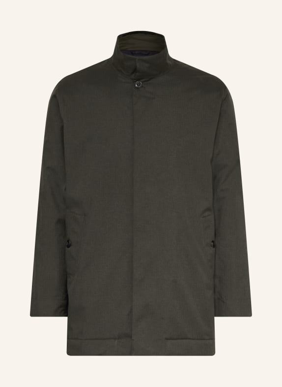 Barbour NORTHDALE jacket with trim DARK GRAY