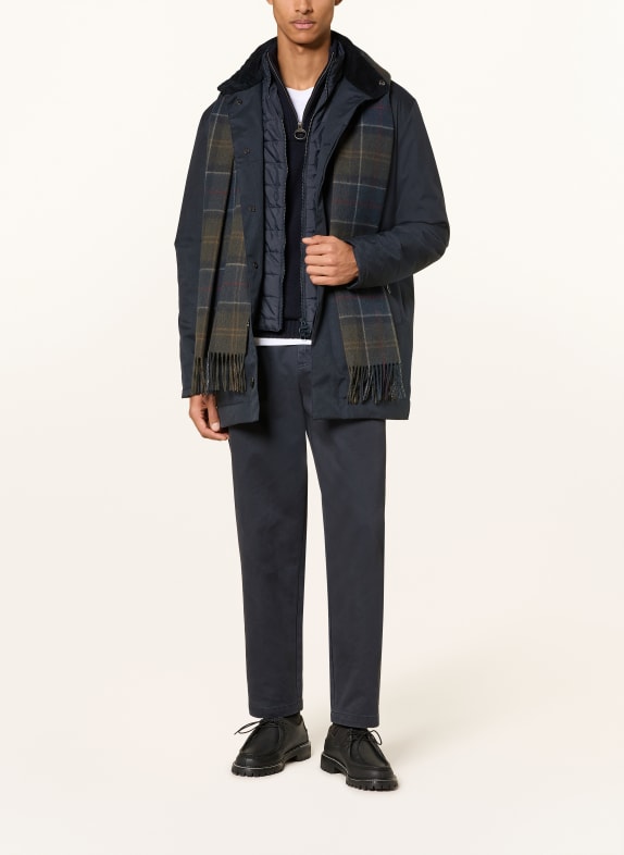 Barbour NORTHDALE jacket with trim DARK BLUE