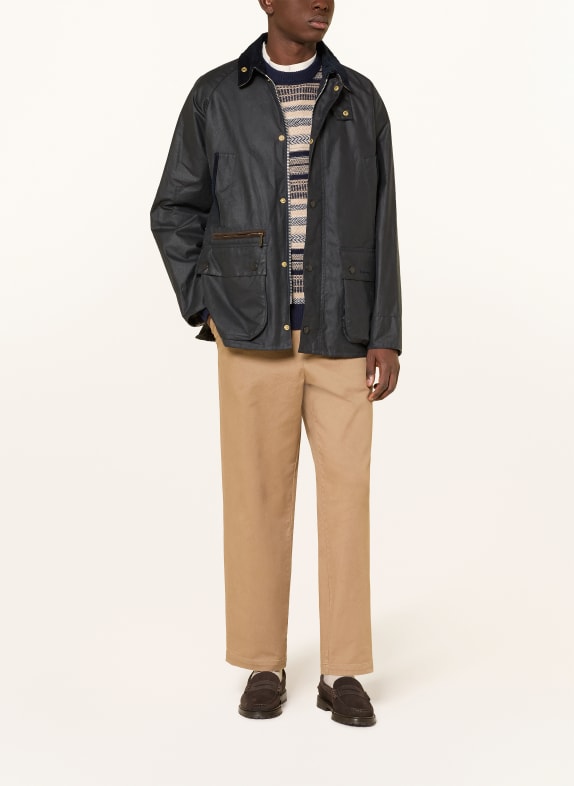 Barbour Fieldjacket ICONS BEADALE DONKERBLAUW