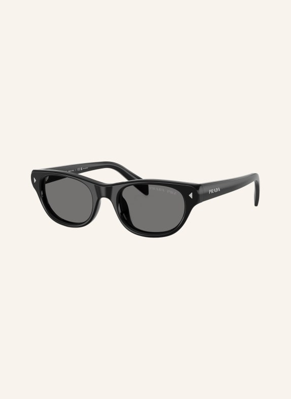 PRADA Sunglasses PR C08S BLACK/DARK GREY POLARIZED