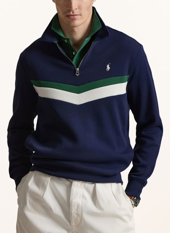 POLO RALPH LAUREN Sweatshirt DUNKELBLAU / GRÜN / WEISS