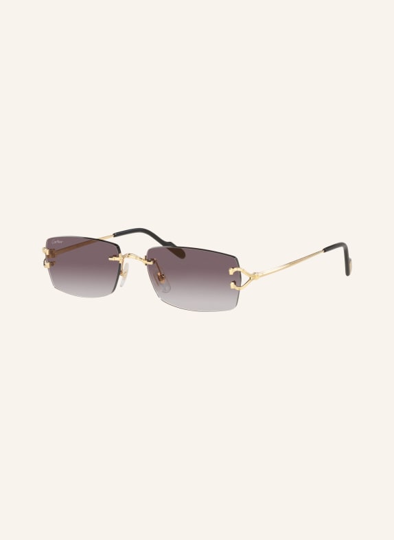 Cartier Sonnenbrille 6L001805 GOLD/ GRAU VERLAUF