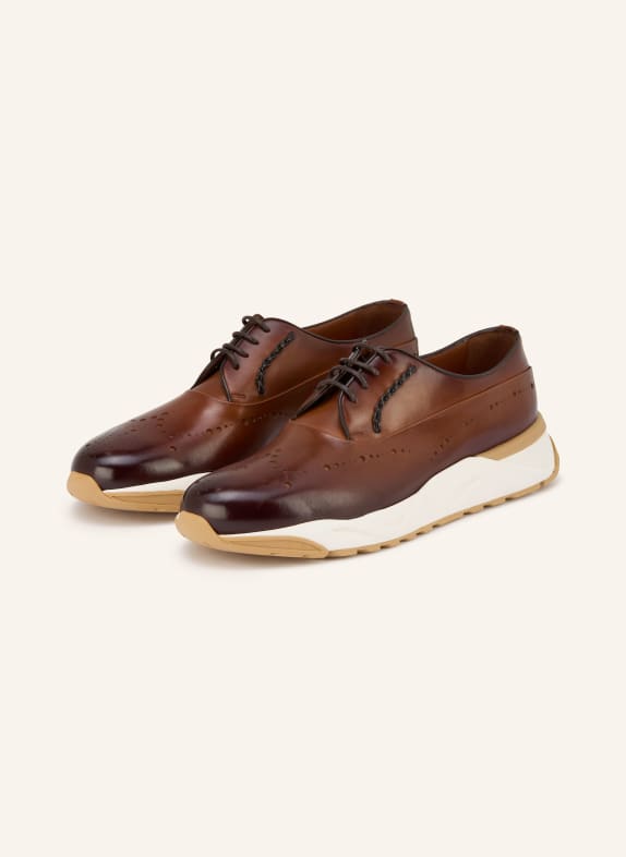Santoni Sneaker ZUNO HELLBRAUN / BRAUN