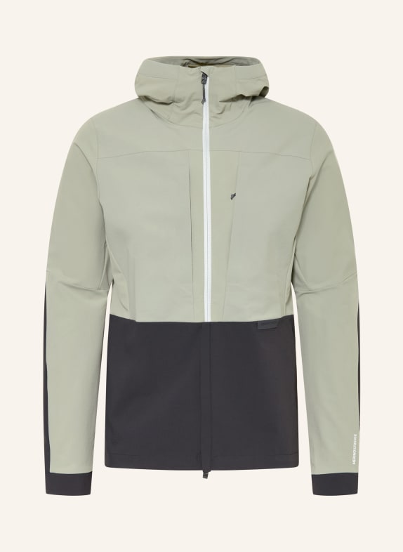 ORTOVOX Funktionsjacke TRAD PLUS HELLGRÜN / SCHWARZ