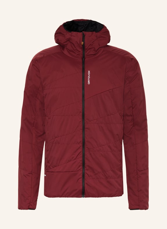 ORTOVOX Steppjacke SWISSWOOL PIZ DUAN JACKET DUNKELROT