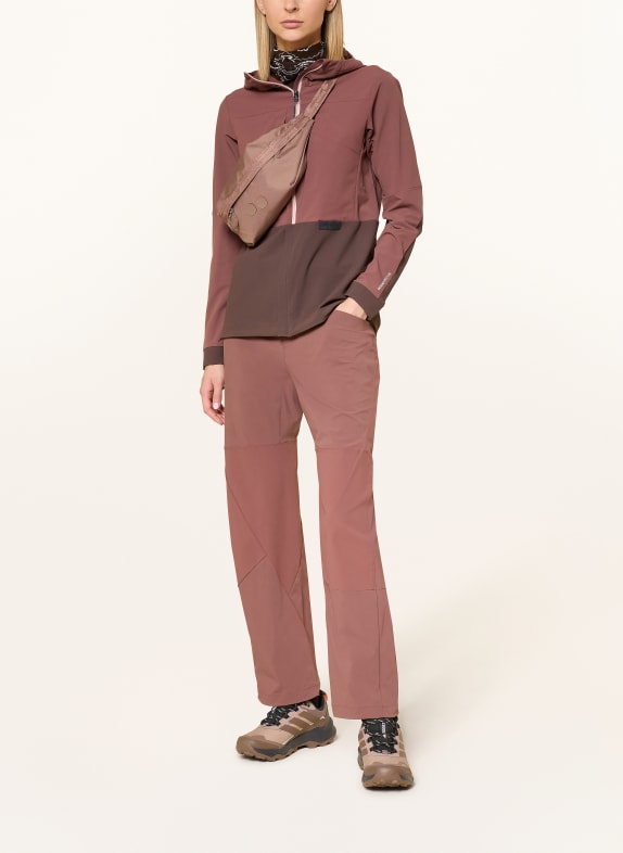 ORTOVOX Softshelljas TRAD PLUS VIEUX ROSE / DONKERROOD
