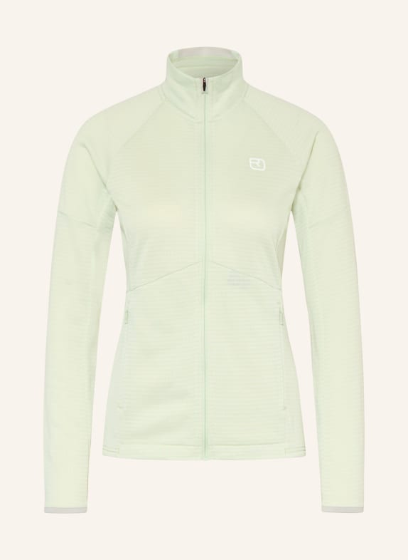ORTOVOX Midlayer-Jacke FLEECE LIGHT GRID HELLGRÜN