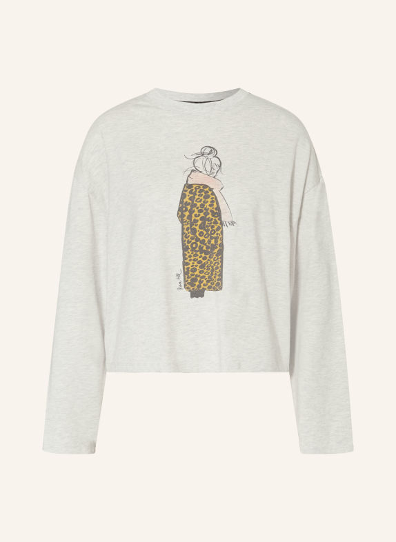 kera till Long-sleeve GRAY / DARK YELLOW / BLACK