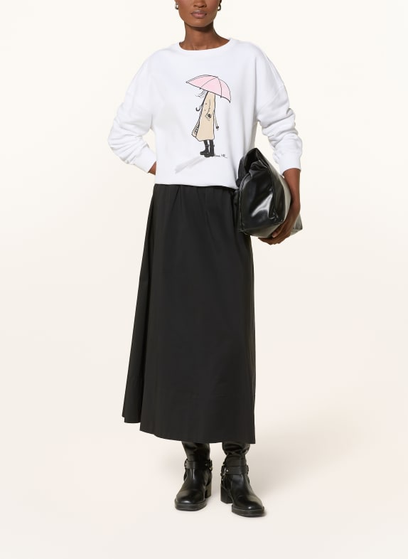 kera till Sweatshirt WIT / ROSÉ / BEIGE