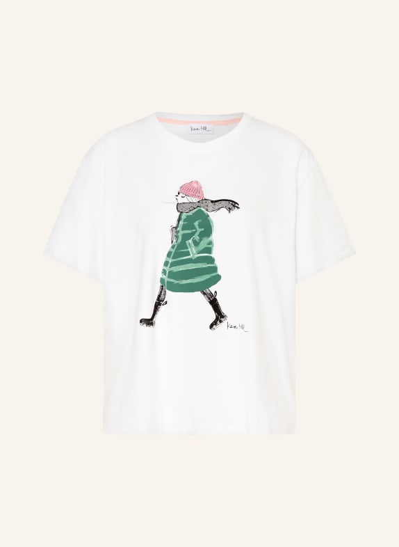 kera till T-shirt BLANC / GROEN / NOIR