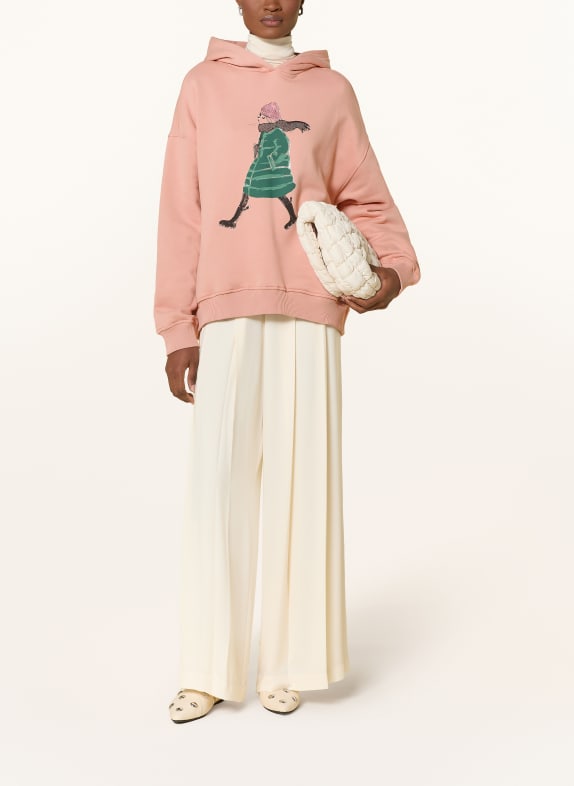 kera till Hoodie ROSÉ / ZWART