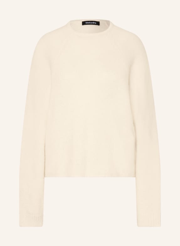 black palms Pullover GRACIEH mit Alpaka und Cut-out CREME