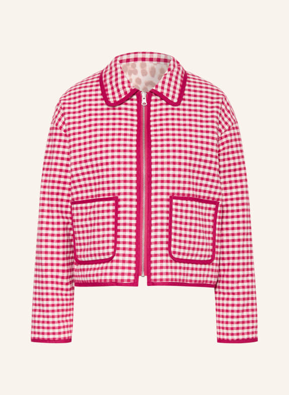 OH APRIL Jacke SOFIE zum Wenden ROT / BRAUN / WEISS