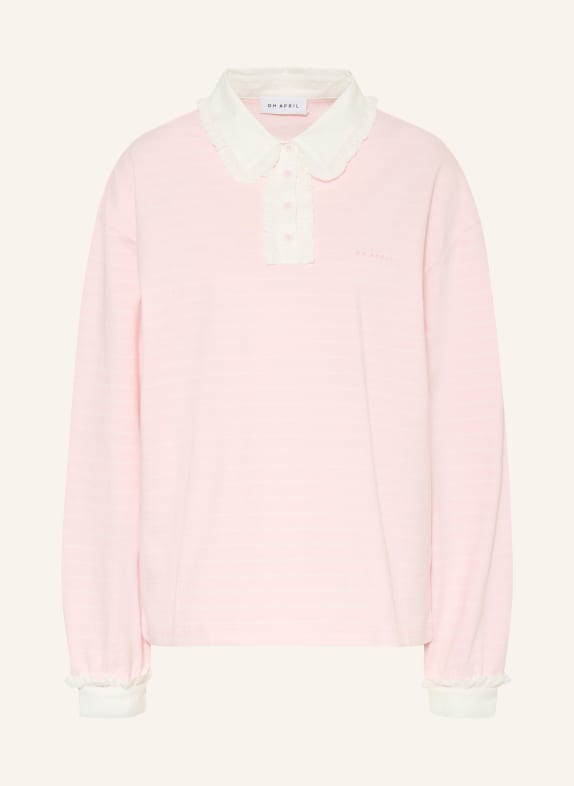 OH APRIL Jersey-Poloshirt JOLINA ROSA / WEISS