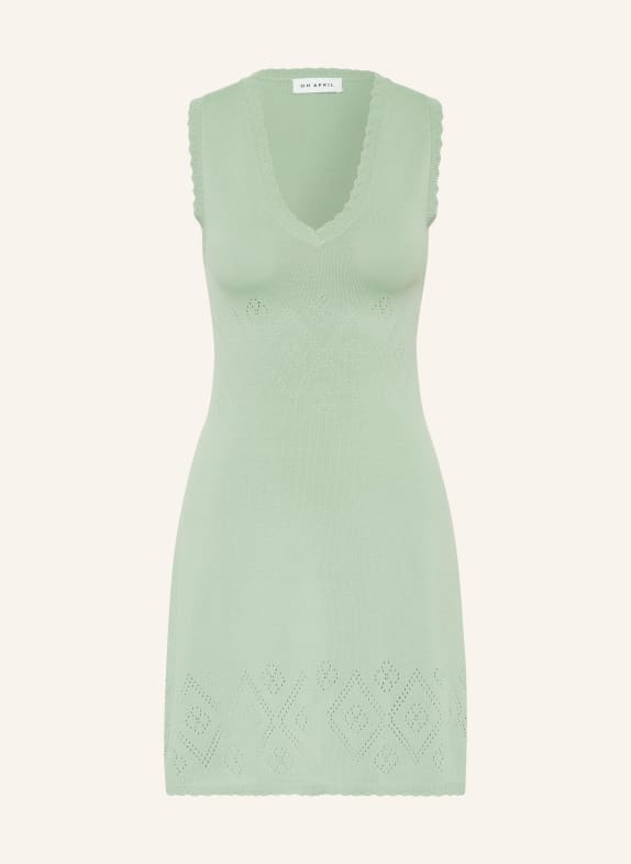 OH APRIL Sukienka z dzianiny SARI JASNOZIELONY