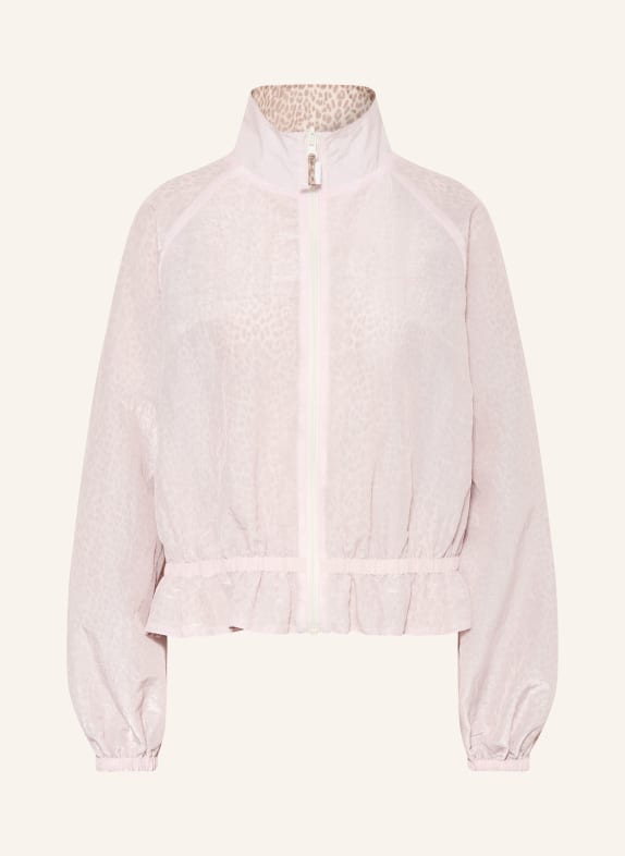 OH APRIL Obratná bunda MAREN RŮŽOVÁ / SVĚTLE HNĚDÁ / HNĚDÁ