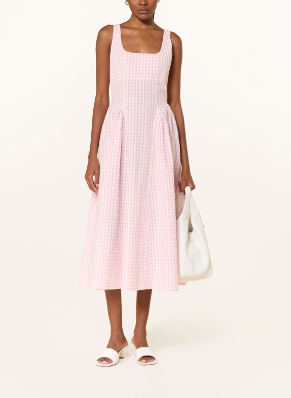 OH APRIL Sukienka ARWEN RÓŻOWY / BIAŁY