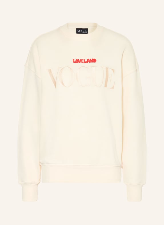 VOGUE COLLECTION Sweatshirt CREAM / RED / BLUE