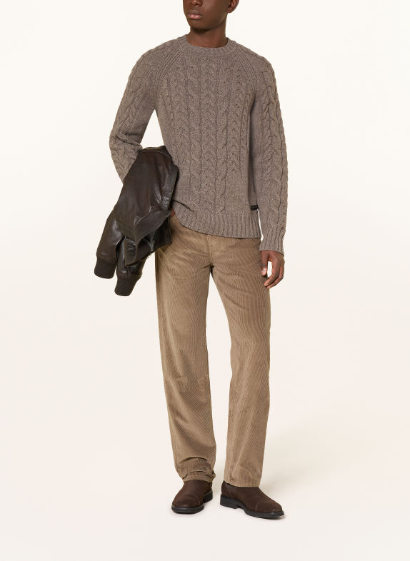 BELSTAFF Trui HARROW TAUPE