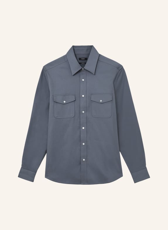 REISS Overshirt MCRAE BLAUWGRIJS