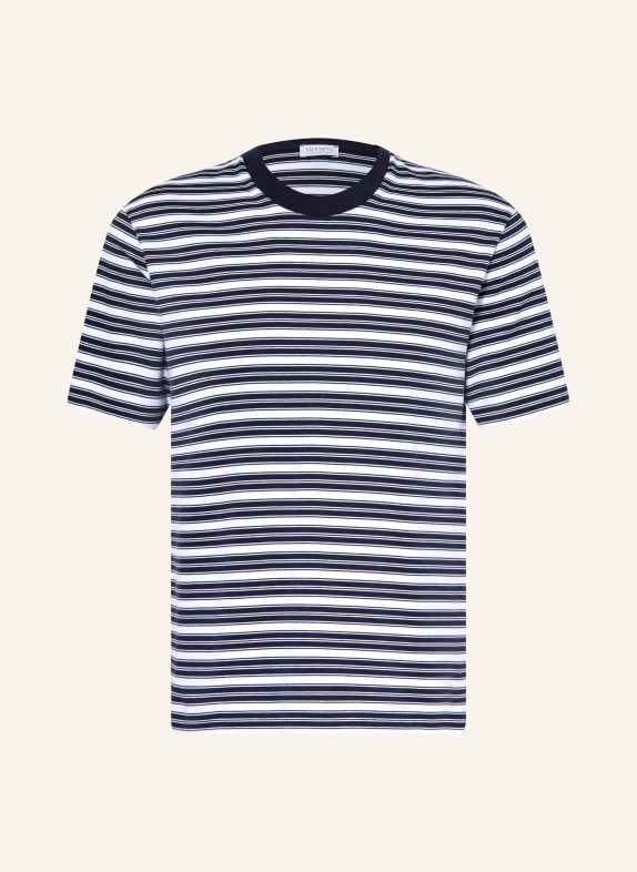 Sunspel T-Shirt DUNKELBLAU / WEISS