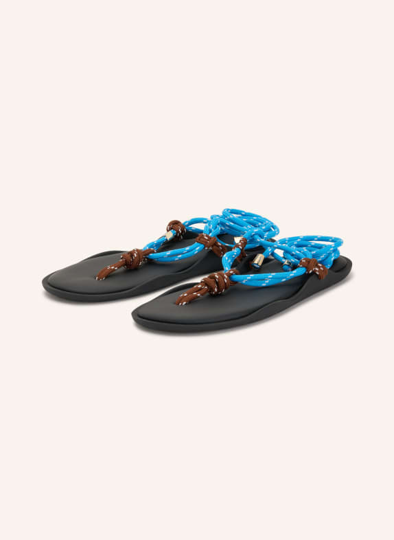 Flòwze teenverdelers BLAUW / BRUIN / WIT