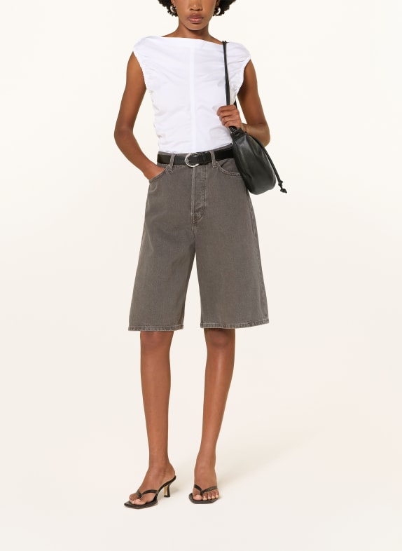 COS Jeansbermuda's 002 BROWN