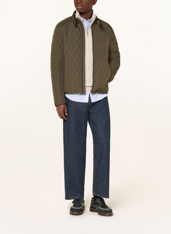 BELSTAFF Kurtka pikowana PEMBROKE KHAKI