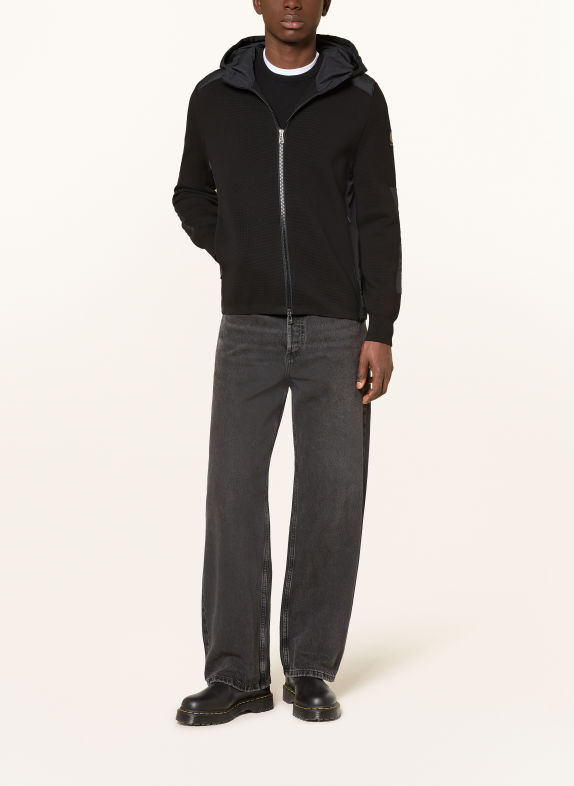BELSTAFF Kurtka typu blouson CONSOLE z mieszanki materiałów CZARNY