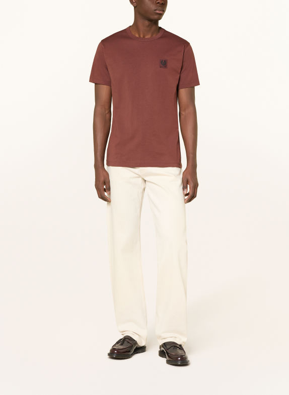 BELSTAFF T-shirt DONKERROOD