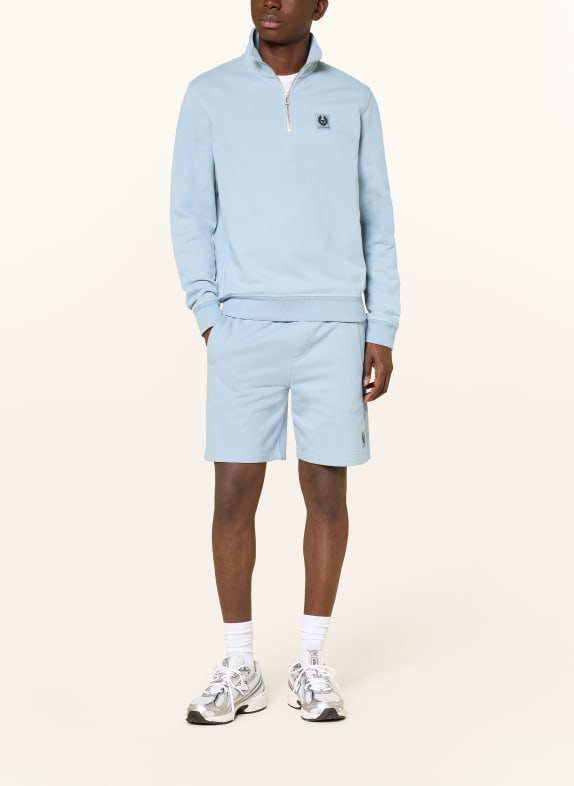 BELSTAFF Sweatshorts LYSEBLÅ