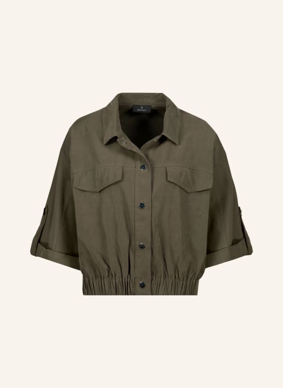 monari Skjortblus OLIVGRÖN
