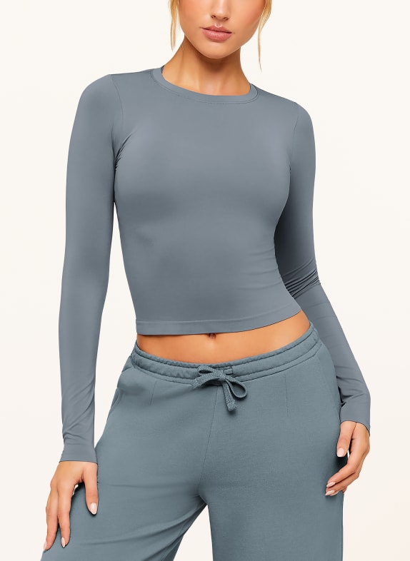 GYMSHARK Longsleeve 40GG PERFECT DUNKELGRAU