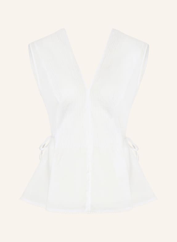 ARKET Blusentop WEISS