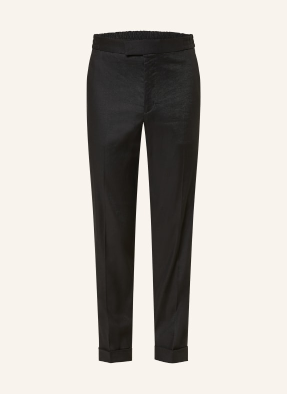 COS Chino Slim Fit mit Leinen SCHWARZ